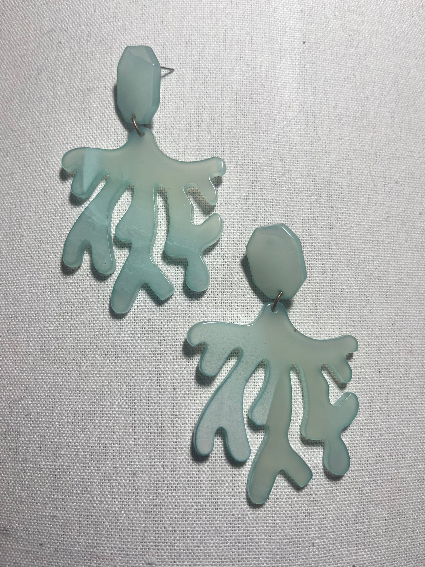 Pendientes Corales Azules
